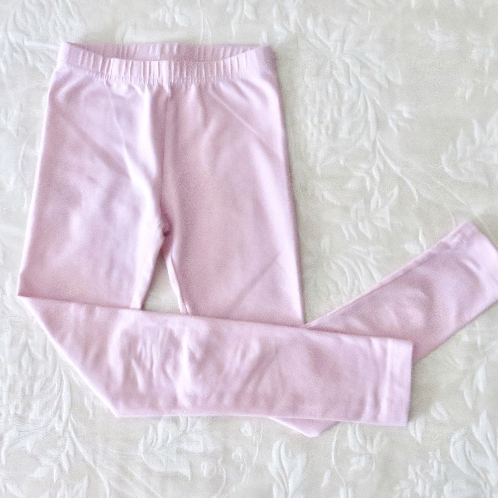 Hanna Andersson Light Pink Leggings Size 8